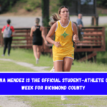 Mariana Mendez is the official student-athlete of the week for Richmond County