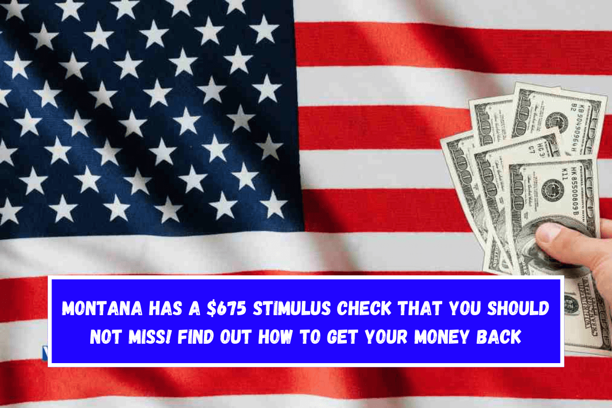 Montana has a $675 stimulus check that you should not miss! Find out how to get your money back