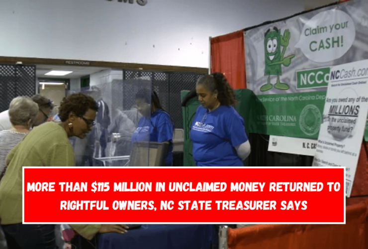 More than $115 million in unclaimed money returned to rightful owners, NC State Treasurer says