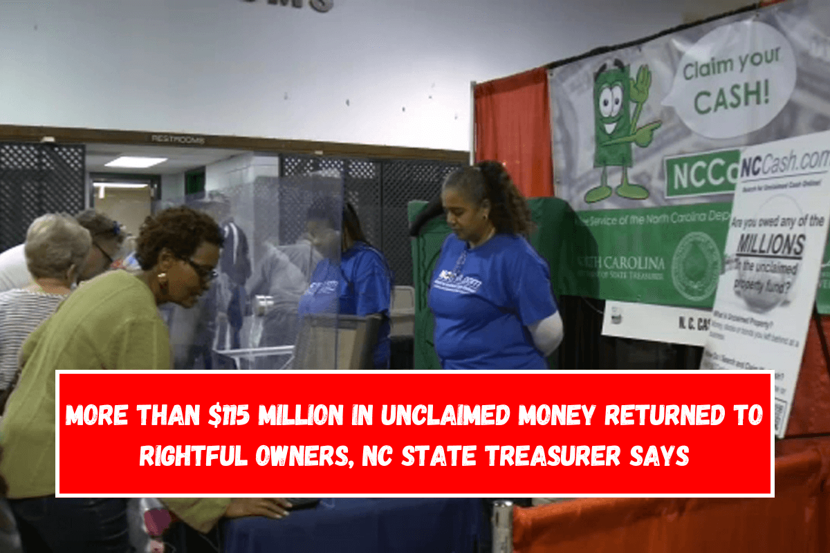 More than $115 million in unclaimed money returned to rightful owners, NC State Treasurer says