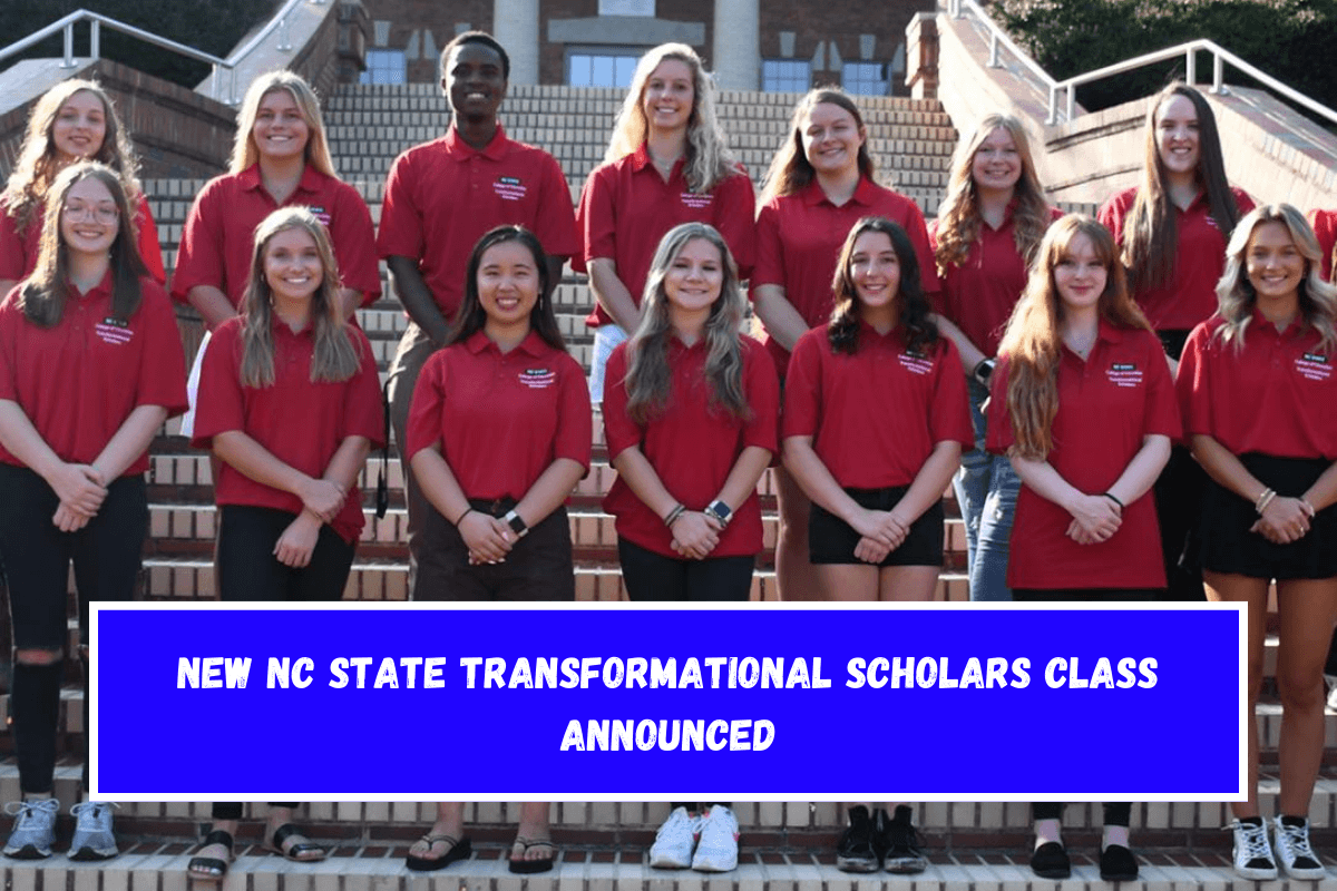 New NC State Transformational Scholars class announced