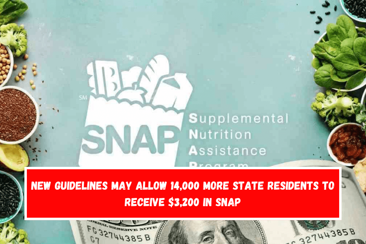 New guidelines may allow 14,000 more State residents to receive $3,200 in SNAP