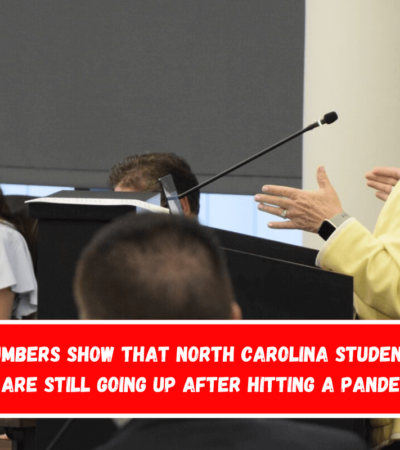 New numbers show that North Carolina student test scores are still going up after hitting a pandemic low