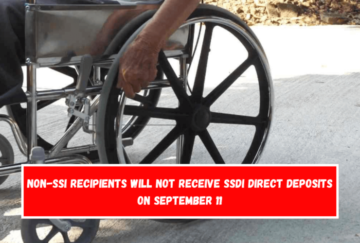 Non-SSI recipients will not receive SSDI direct deposits on September 11