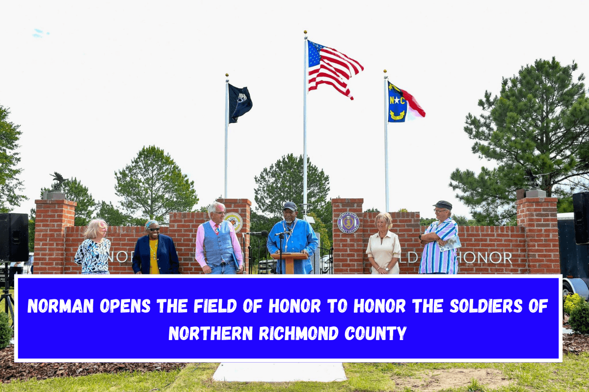 Norman opens the Field of Honor to honor the soldiers of northern Richmond County