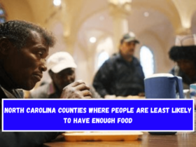 North Carolina counties where people are least likely to have enough food