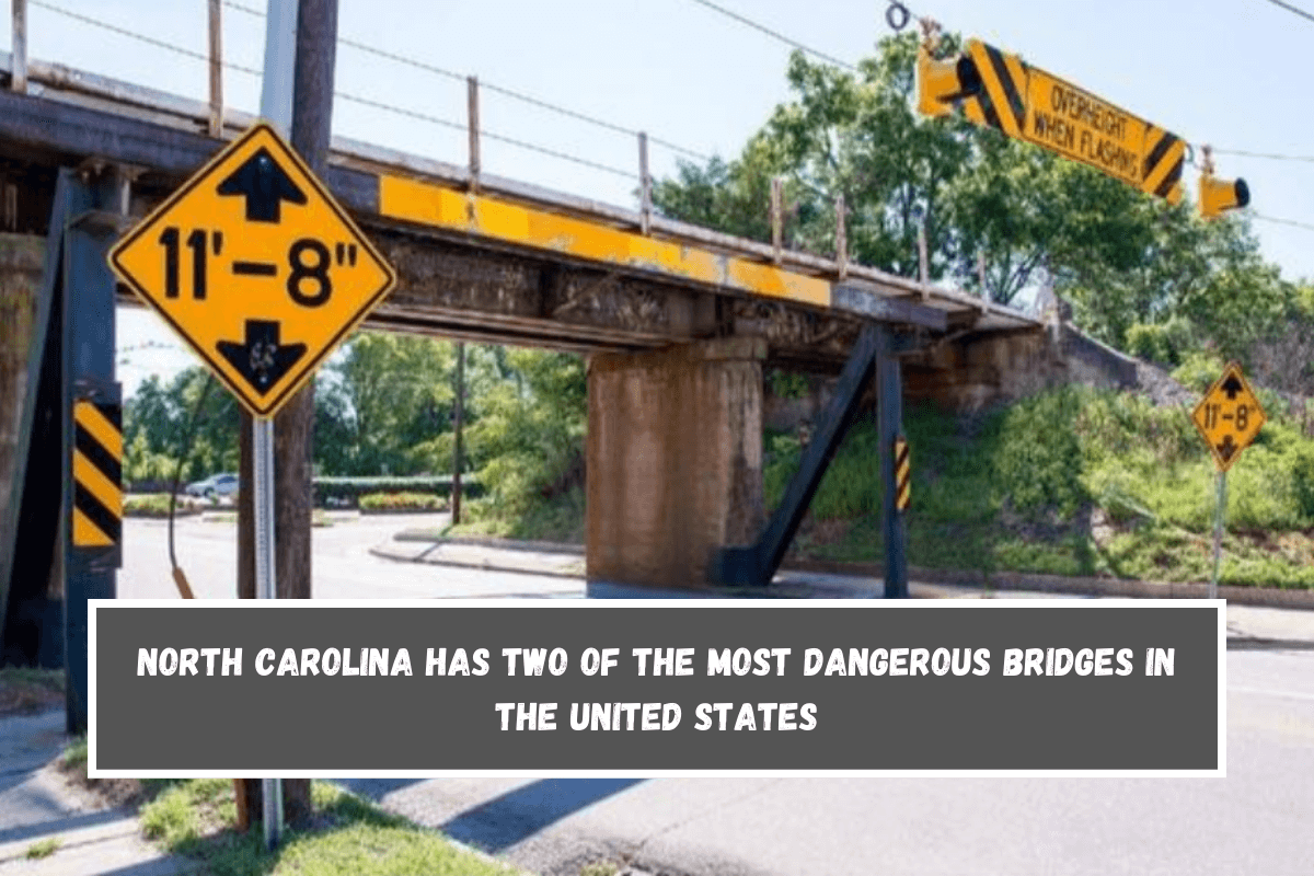 North Carolina has two of the most dangerous bridges in the United States