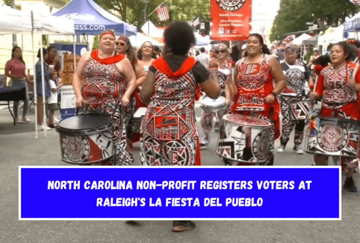 North Carolina non-profit registers voters at Raleigh's La Fiesta Del Pueblo