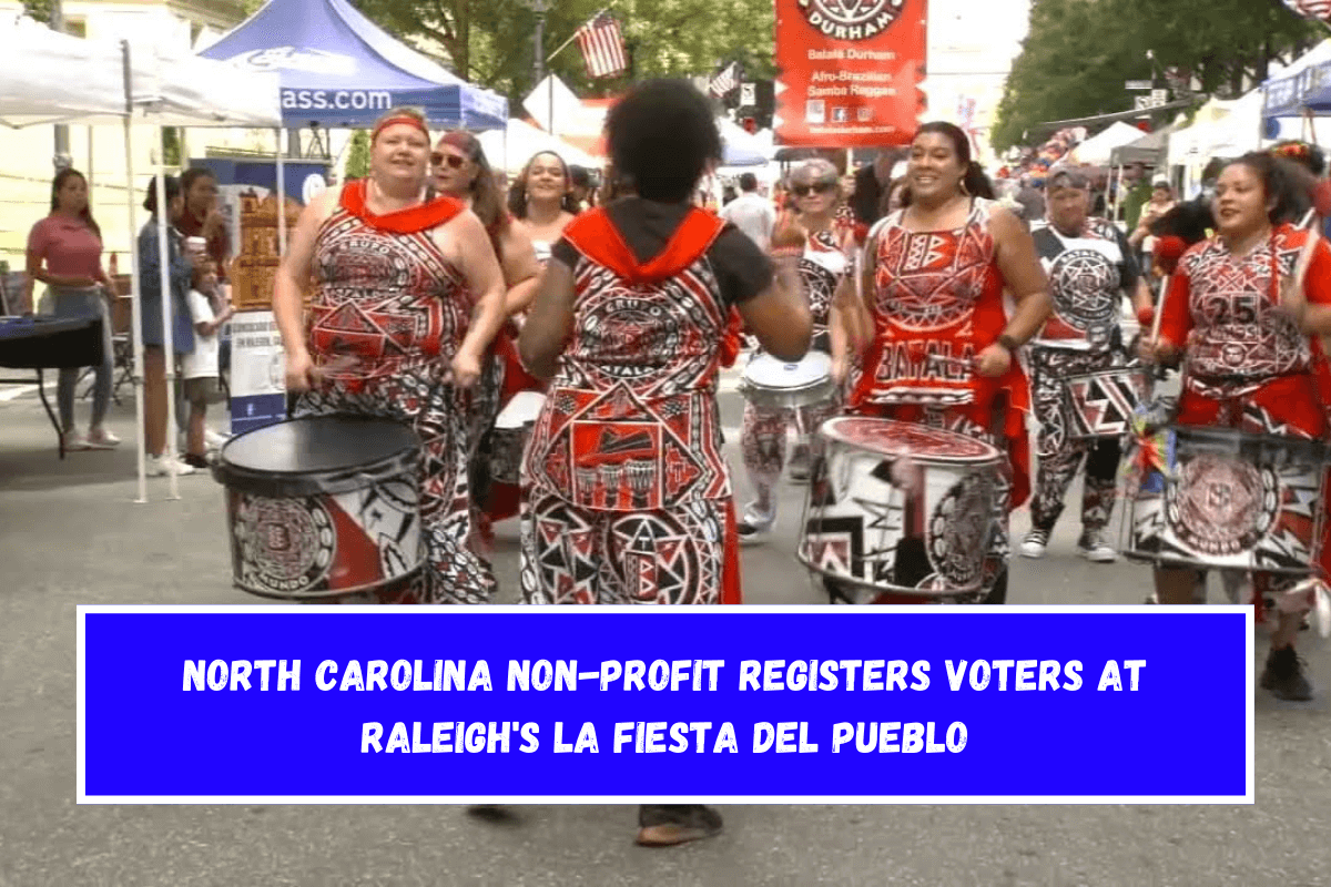 North Carolina non-profit registers voters at Raleigh's La Fiesta Del Pueblo