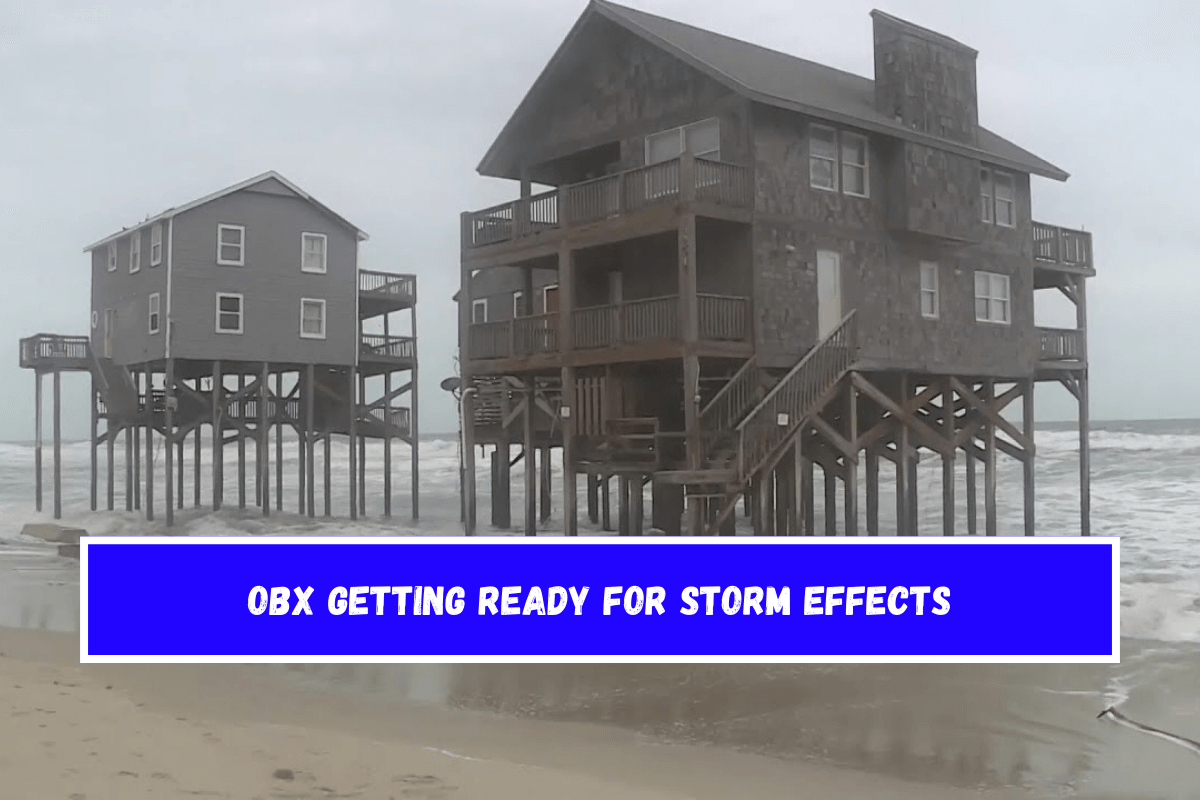 OBX getting ready for storm effects