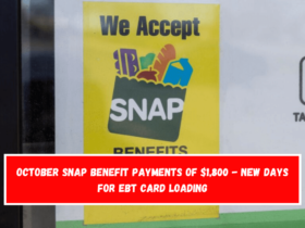 October SNAP Benefit Payments of $1,800 - New Days for EBT Card Loading