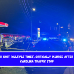 Officer shot ‘multiple times’, critically injured after North Carolina traffic stop