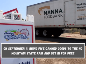 On September 11, bring five canned goods to the NC Mountain State Fair and get in for free