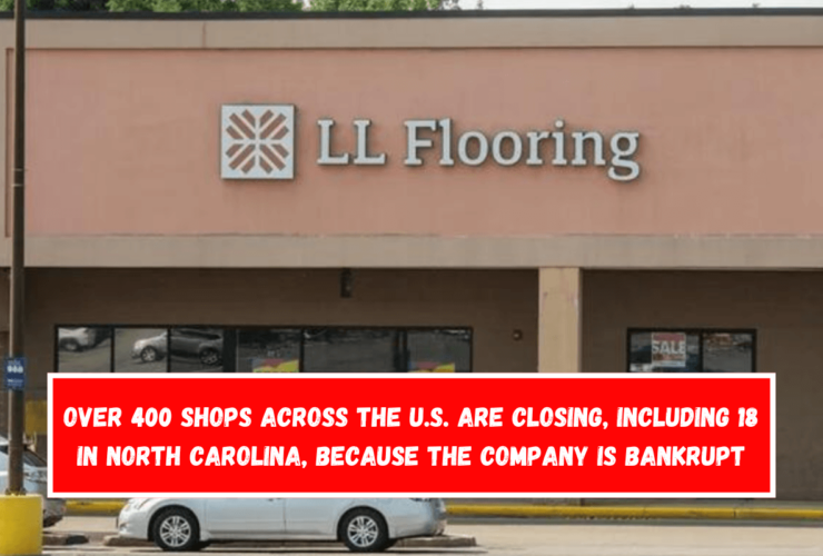 Over 400 shops across the U.S. are closing, including 18 in North Carolina, because the company is bankrupt