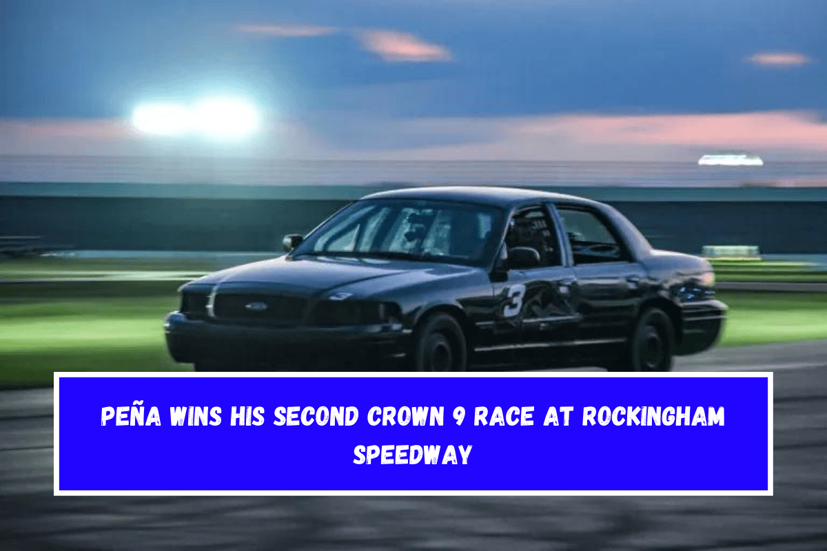 Peña wins his second Crown 9 race at Rockingham Speedway