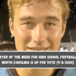 Player of the Week for high school football in North Carolina is up for vote (982024)