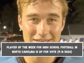 Player of the Week for high school football in North Carolina is up for vote (982024)