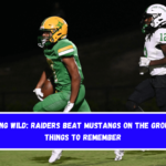 RUNNING WILD Raiders beat Mustangs on the ground; 4 things to remember