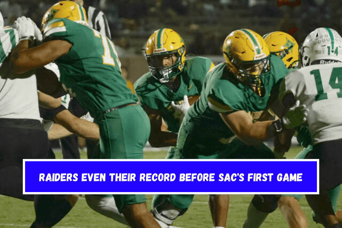 Raiders even their record before SAC's first game