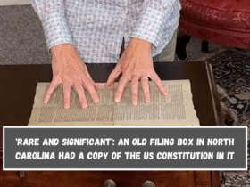 'Rare and significant' An old filing box in North Carolina had a copy of the US Constitution in it