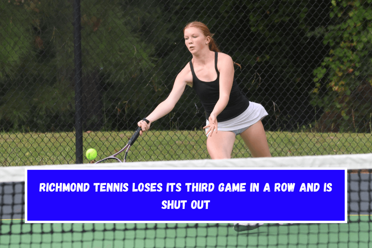 Richmond tennis loses its third game in a row and is shut out