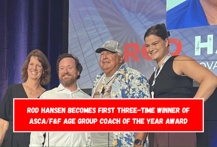 Rod Hansen Becomes First Three-Time Winner of ASCA/F&F Age Group Coach of the Year Award