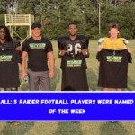 Roll Call 5 Raider football players were named stars of the week