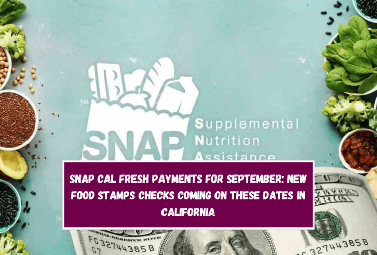 SNAP Cal Fresh payments for September: New Food Stamps checks coming on these dates in California