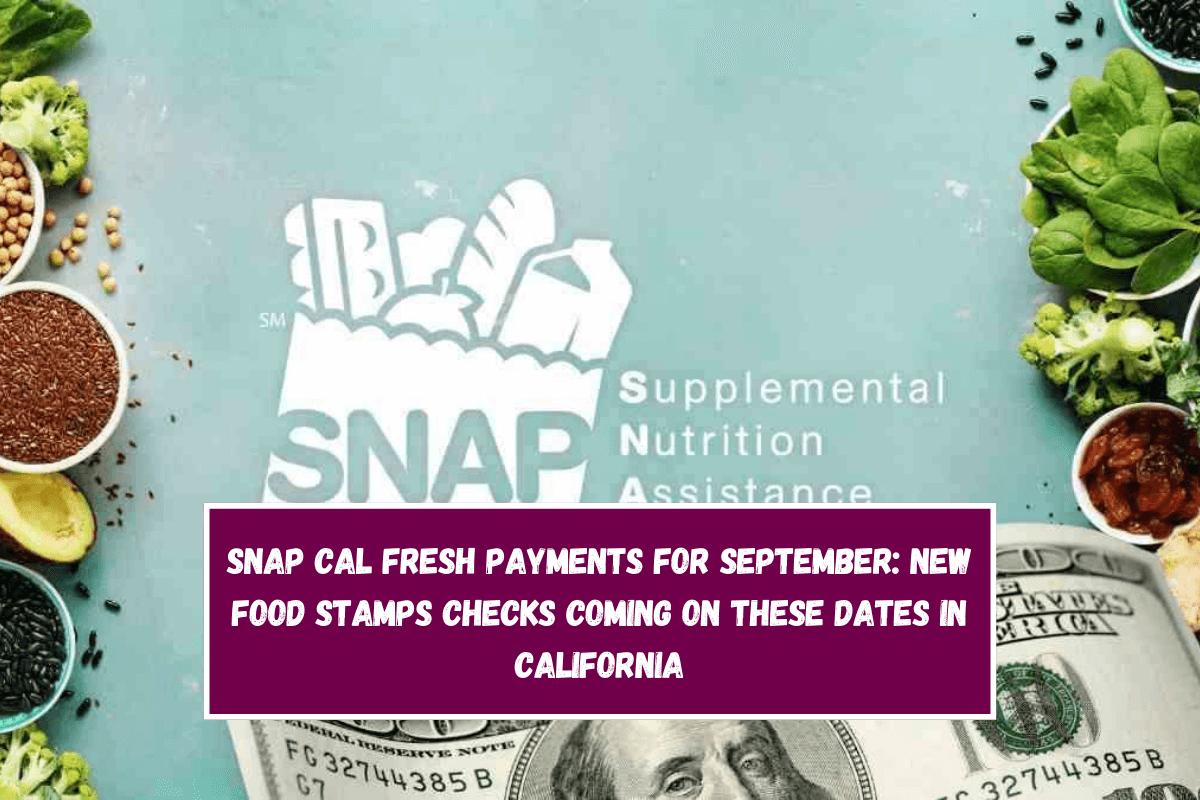 SNAP Cal Fresh payments for September: New Food Stamps checks coming on these dates in California