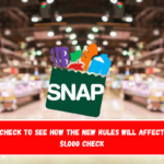 SNAP Check to see how the new rules will affect your $1,000 check