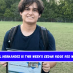 Saul Hernandez is this week's Cedar Ridge Red Wolf