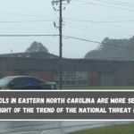 Schools in Eastern North Carolina are more secure in light of the trend of the national threat list