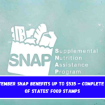 September SNAP Benefits Up to $535 - Complete List of States' Food Stamps