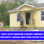 Six years after Hurricane Florence Hundreds in southeastern North Carolina need house repairs or rebuilds