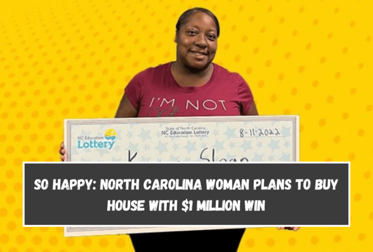 So happy: North Carolina woman plans to buy house with $1 million win