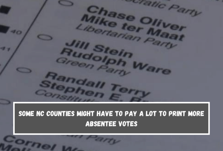 Some NC counties might have to pay a lot to print more absentee votes