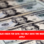 Stimulus Check for $675 you only have two weeks to apply