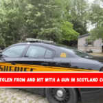 Stolen from and hit with a gun in Scotland Co.