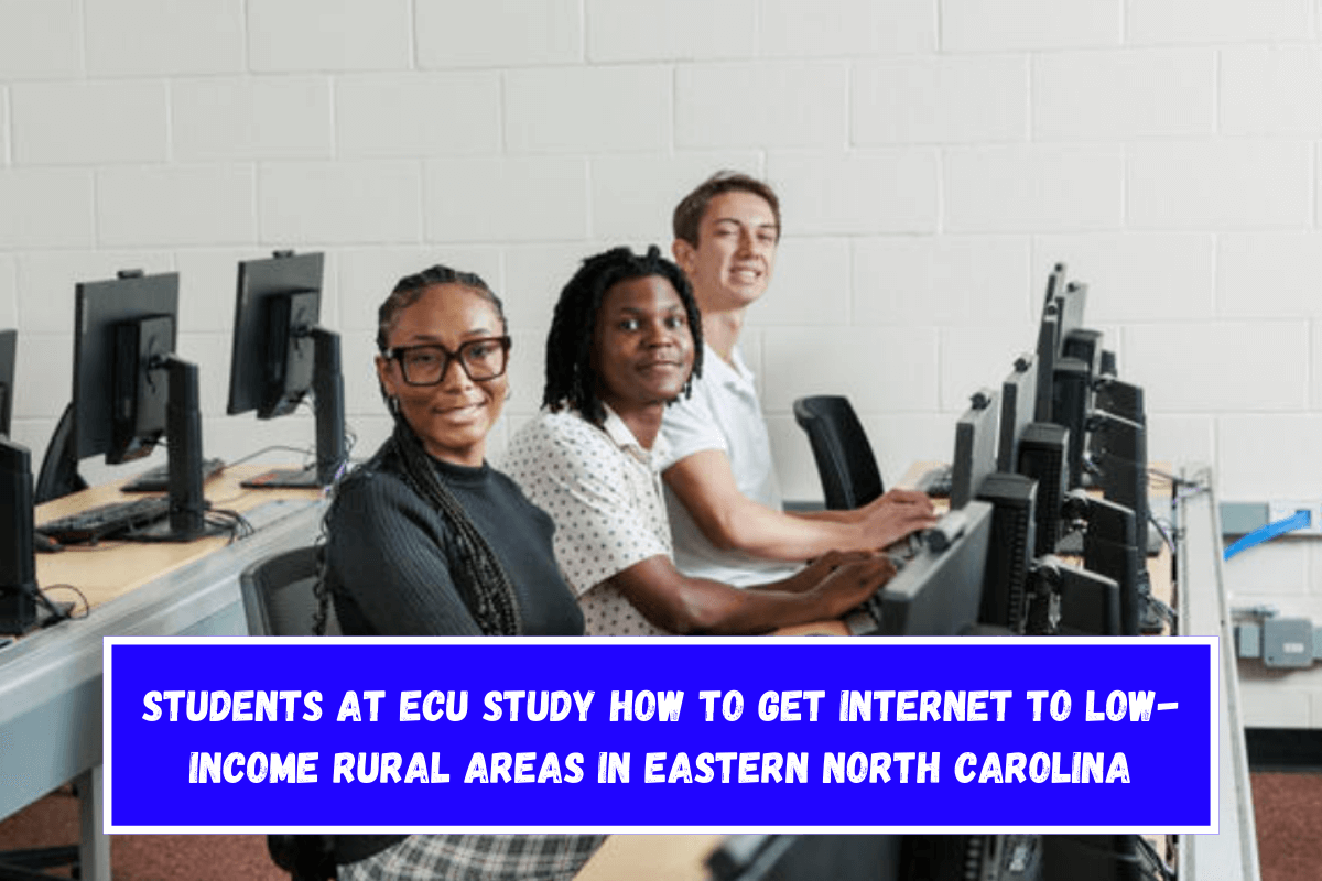 Students at ECU study how to get internet to low-income rural areas in eastern North Carolina