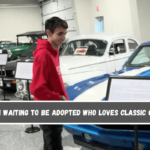 Teen waiting to be adopted who loves classic cars