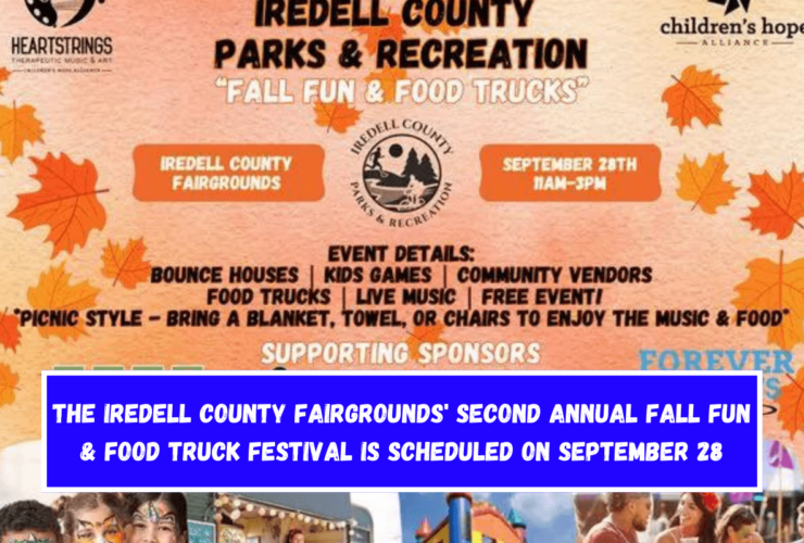 The Iredell County Fairgrounds' second annual Fall Fun & Food Truck Festival is scheduled on September 28