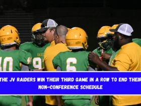 The JV Raiders win their third game in a row to end their non-conference schedule