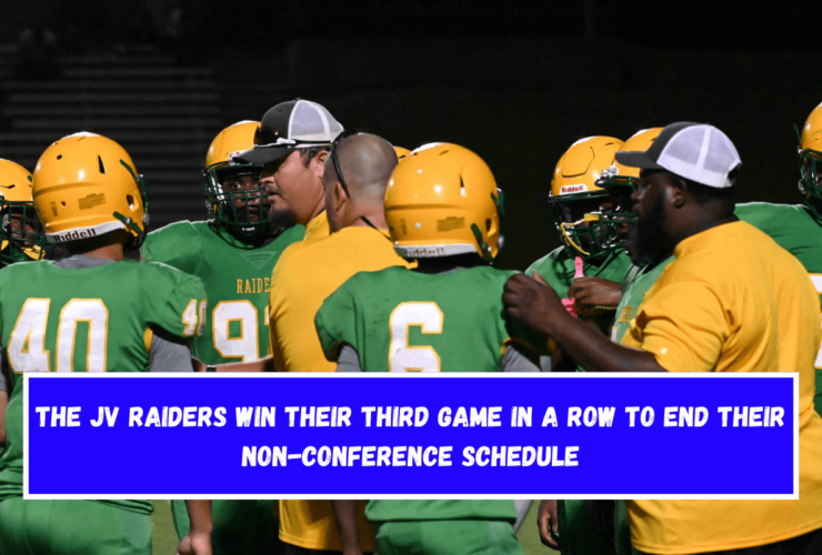 The JV Raiders win their third game in a row to end their non-conference schedule