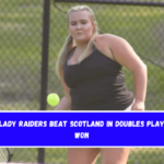 The Lady Raiders beat Scotland in doubles play and won