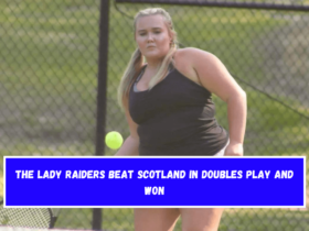 The Lady Raiders beat Scotland in doubles play and won