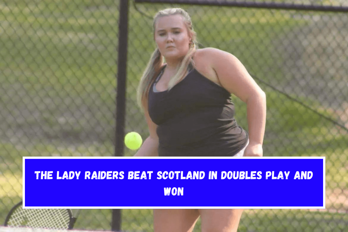 The Lady Raiders beat Scotland in doubles play and won