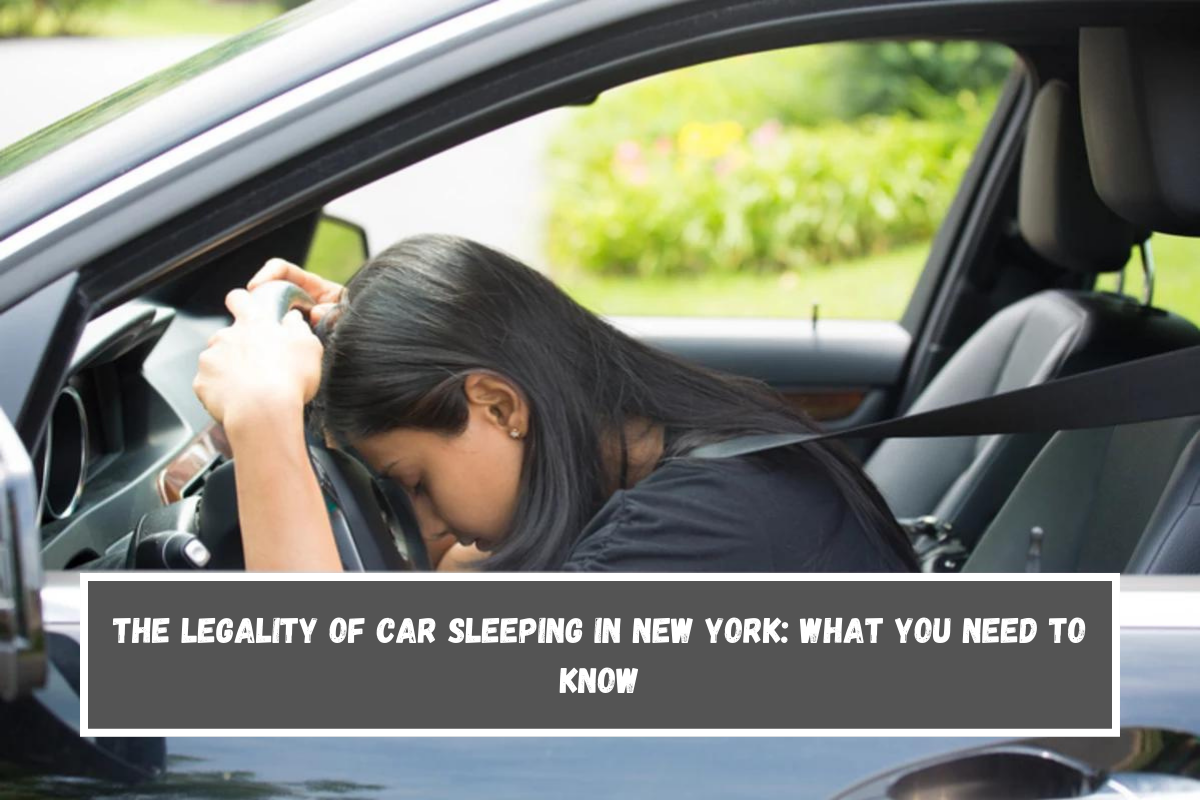 The Legality of Car Sleeping in New York What You Need to Know