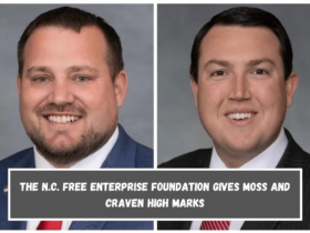 The N.C. Free Enterprise Foundation gives Moss and Craven high marks