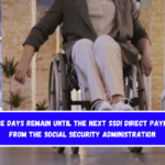 These days remain until the next SSDI direct payment from the Social Security Administration