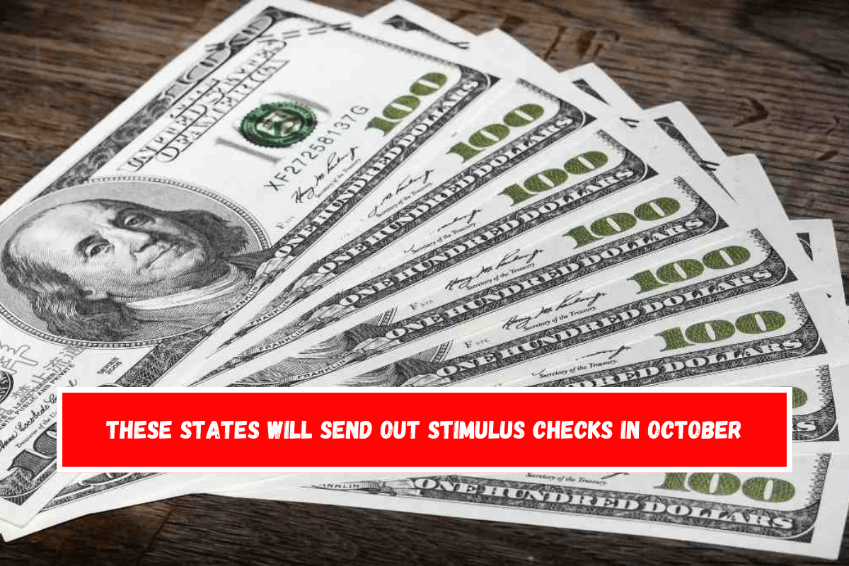 These states will send out stimulus checks in October